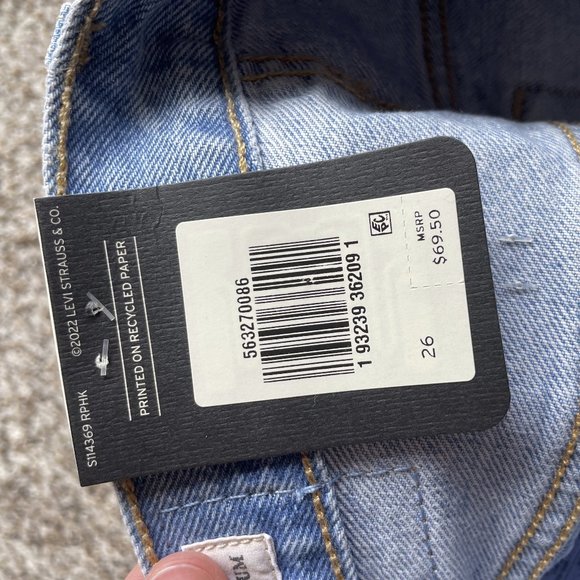 Levi's Pants - Levis 501 shorts - Light wash 26